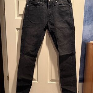 Madewell Men's Dark Gray Slim Jeans